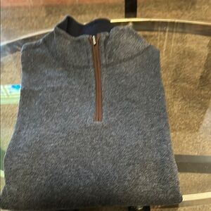 Daniel Cremieux Blue Zip Up Sweater